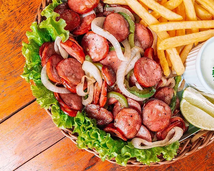 Calabresa frita